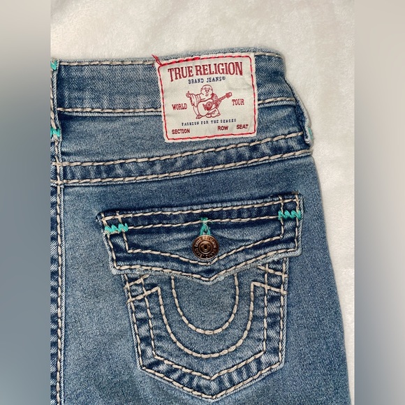 Womens True Religion Skinny Jeans Big T Stitch - Picture 8 of 8